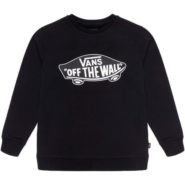 Vans OTW Crew Garçon sweatshirt coton manches longues col rond - noir -