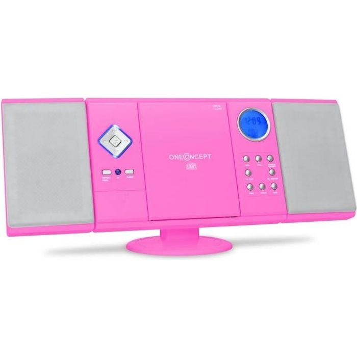 oneConcept V-12 Chaine stéréo lecteur MP3-CD US...