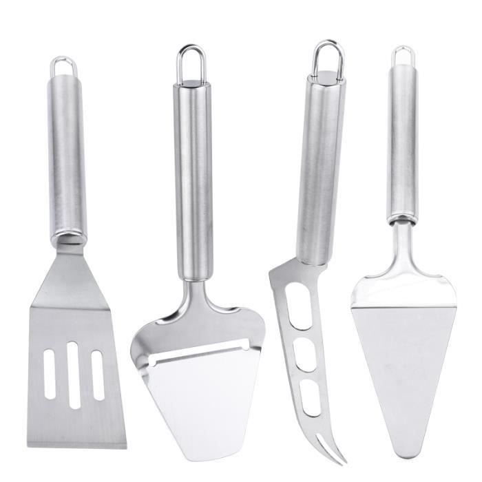 4 pièces en acier inoxydable coupe-fromage trancheuse kit cuisine fromage outils de cuisson CAISSE A OUTILS - LOT OUTILS