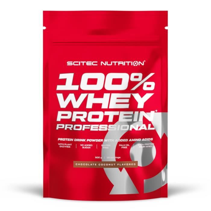 Whey concentrée 100% Whey Protein Professional - Chocolate Coconut 500g