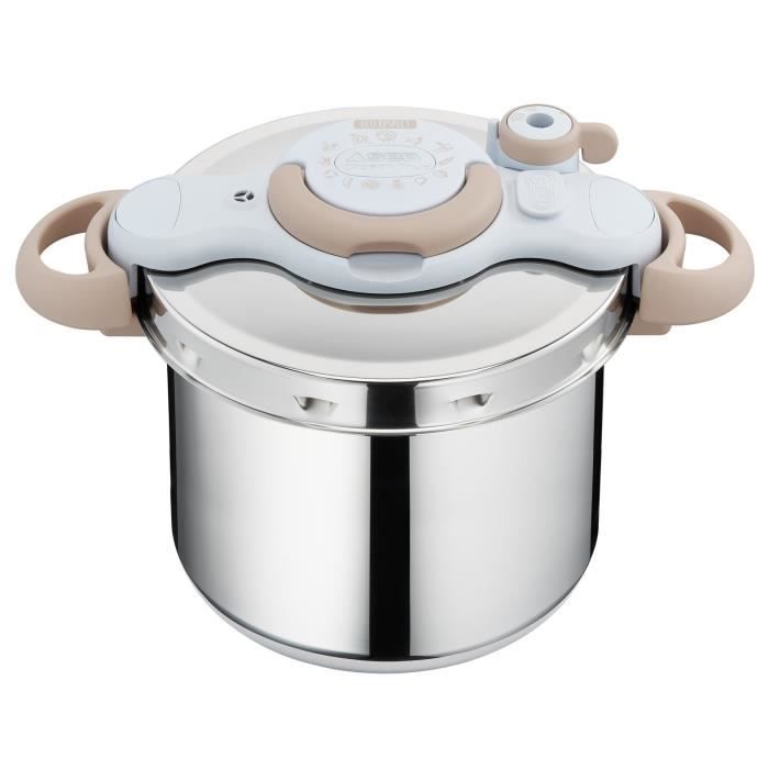 SEB P4624871 Clipso Minut Eco Respect Cocotte-minute 7,5L, Autocuiseur induction, 90% recyclable, Cuisson rapide, Fabriqué en 