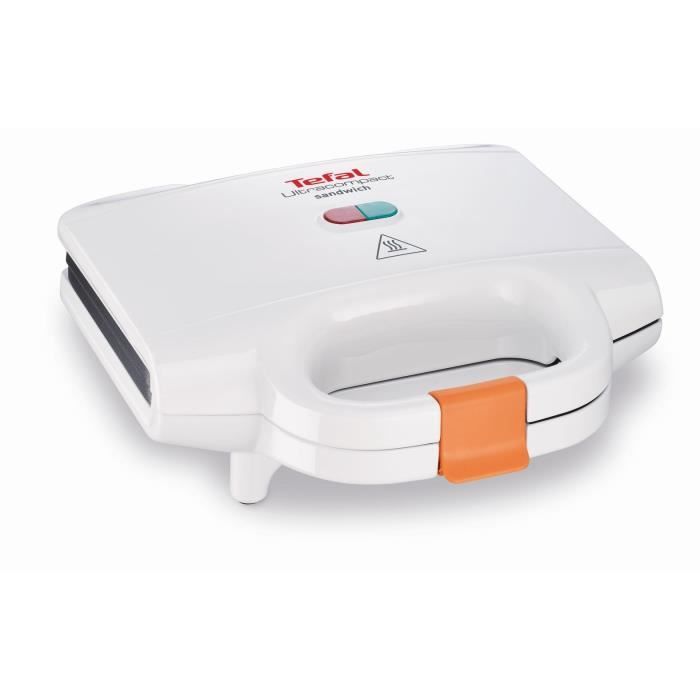 TEFAL SM155012 Ultracompact Appareil à croque monsieur - Blanc