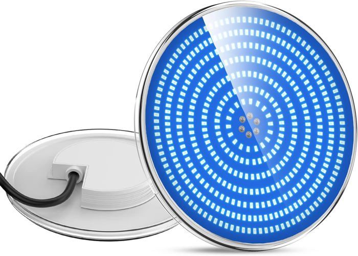 Projecteur LED Piscine PAR56 35W - Équivalent 300W Halogène, IP68, 12V, éclailarge 140° Blanc 6000K