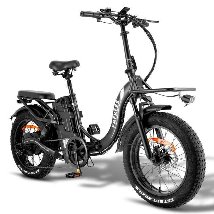 Velo Electrique Pliable 20 FAFREES F20X MAX 1000W 48V 30Ah Samsung Batterie Amovible Shimano 7s Autonomie 200 km Noir