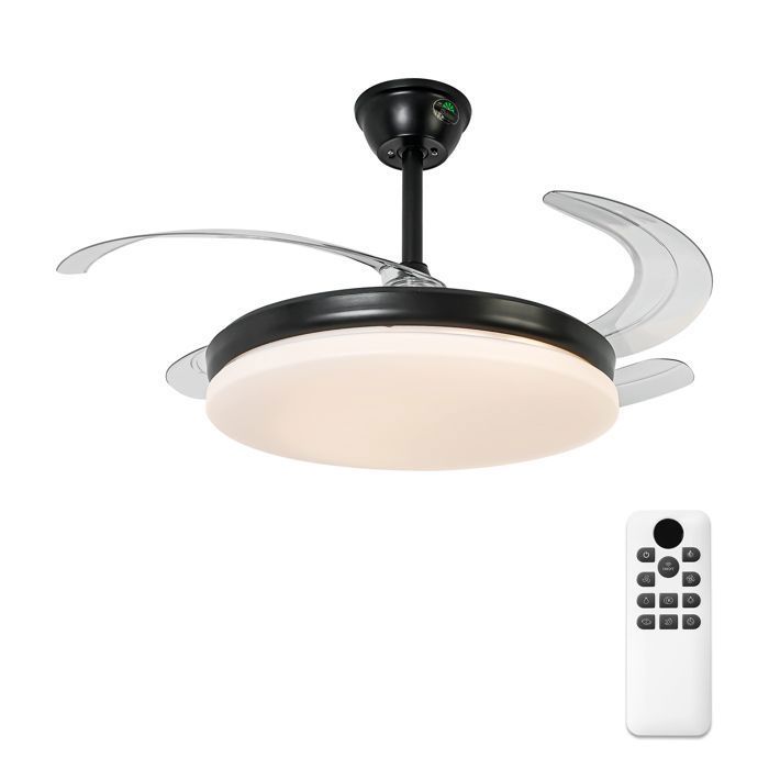 Parrot Uncle Ventilateur de Plafond 106cm - LED 36W Moteur DC Réversible Silencieux - Parrot Uncle