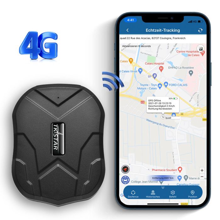 Traceur GPS Voiture 4G Étanche 60 Jours Longue Autonomie WINNES — free download