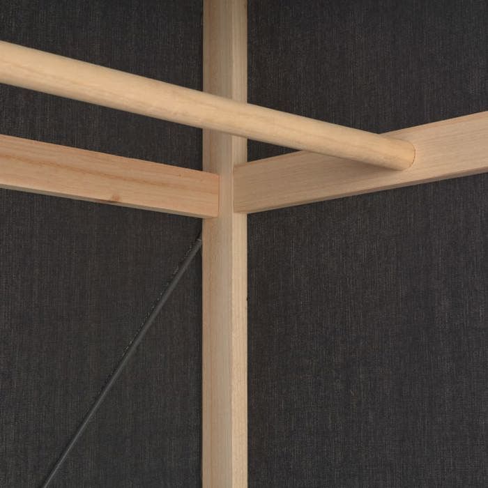 Promotion mai * Garde-robe - Armoire de chambre - Porte-vetement - Gris 79 x 40 x 170 cm Tissu EU10404248193