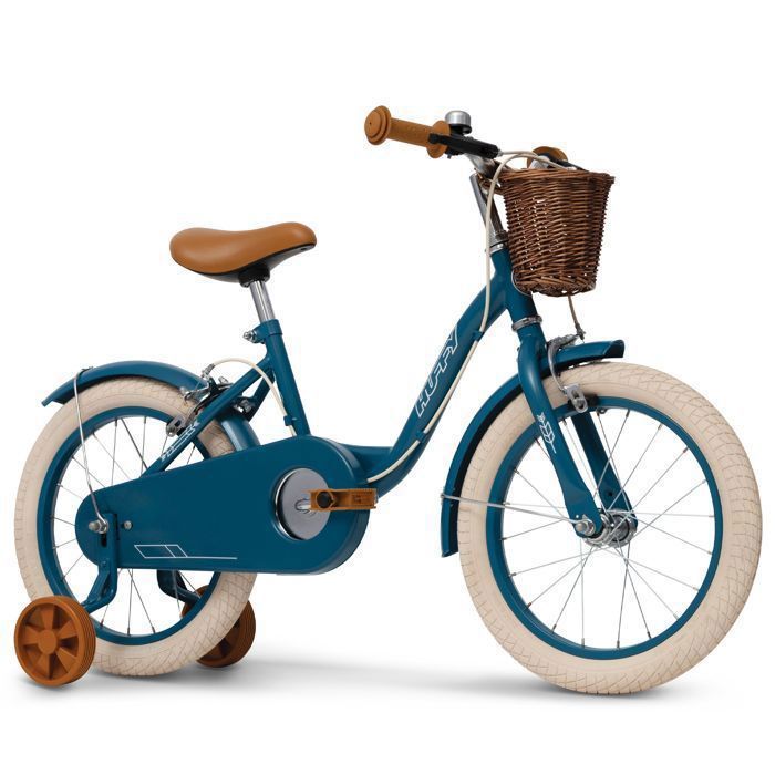 Vélo enfant - HUFFY - Vintage - Roues 16 - 5-7 ans - Panier & stabilisateurs amovibles