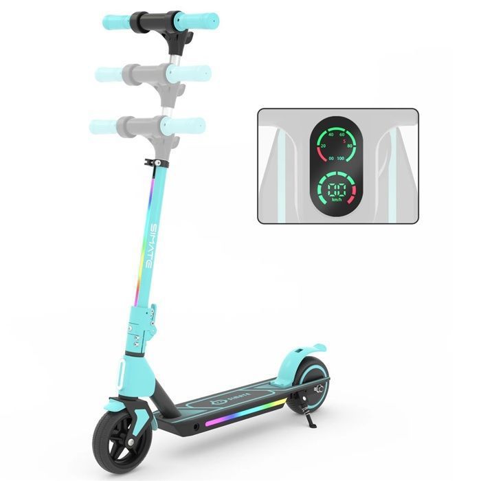 Trottinette junior pliable avec lumières - Eco berry - En Pagaille
