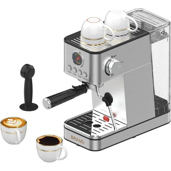 Machine à expresso à porte-filtre - LUNSY - Pression réglable jusquà 20 bars - Technologie thermobloc