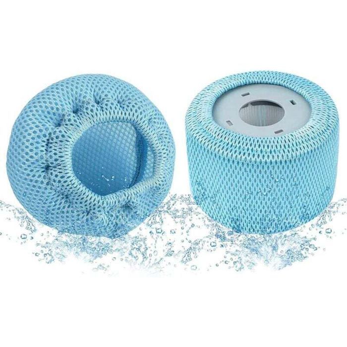 Filets de protection pour filtres de spa - PZCC - Compatibles Mspa - Lot de 2 - Polyéthylène durable - Élastique
