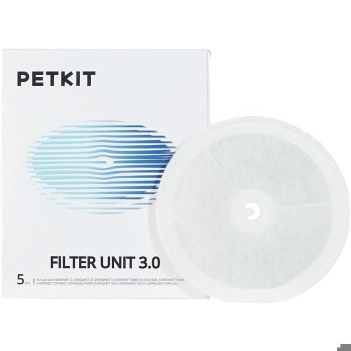 Fontaine à eau et distributeur deau pour chatÉlément Filtrant Distributeur d’Eau pour Chat et Chien 3.0 5 pièces à Utiliser sur