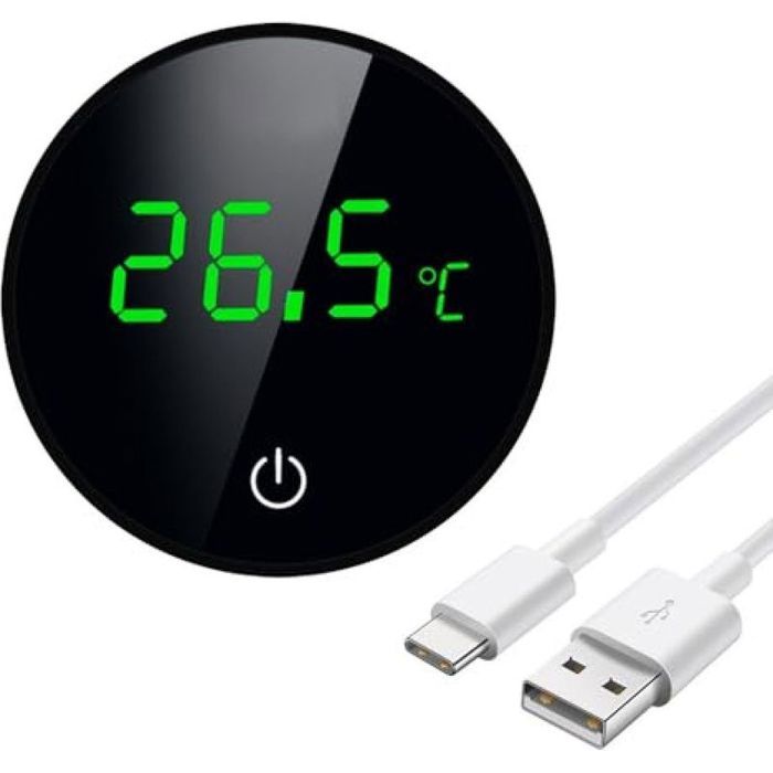 Thermomètre dAquarium Thermomètre LCD Numérique dAquarium Haute Précision 0 1 ℃ avec Boutons Tactiles Batterie Remplaçable pour