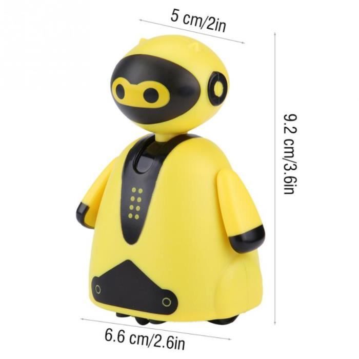 Couleur violette Robot jouet ?�ducatif et inductif pour voiture, camion, suiveur, v?�hicule moul?� 