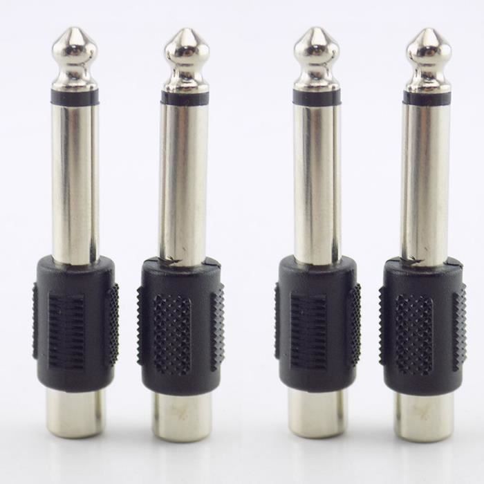 Adaptateur RF Type N Mâle Vers Prise Jack Femelle - Connexion Droite Pour Câbles Audio/vidéo