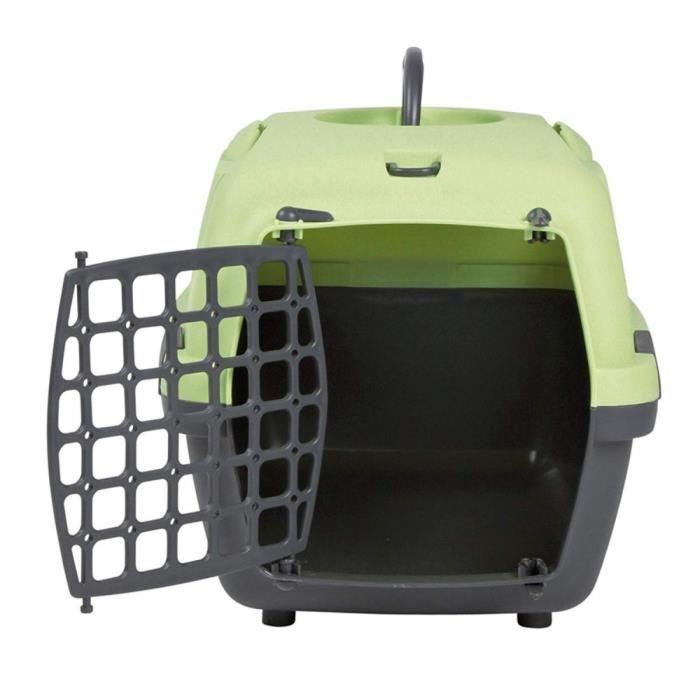 Comparer les prix de Box de transport, Capri 1, pour petit chien ou chat, taille:  XS 32 x 31 x 48 cm - animallparadise Vert