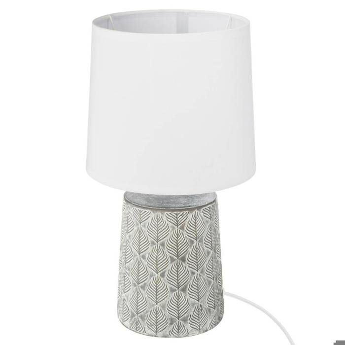 Lampe Cyril céramique gris H36cm - Atmosphera Créateur dintérieur