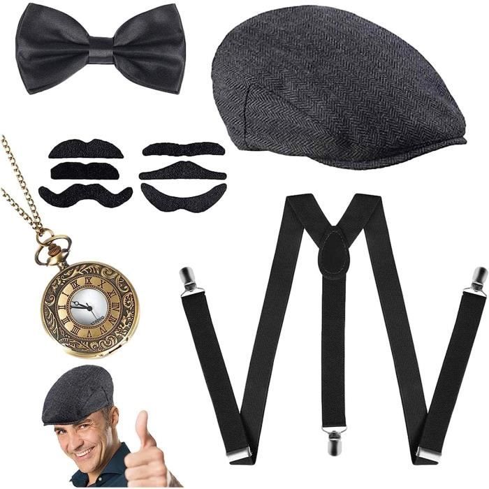Déguisement Gatsby Homme-Costume Durable Des Années 20 Pour Homme-Accessoire  De Costume Des Années 1920 Comprenant Un Chapeau[u3841] - Cdiscount  Prêt-à-Porter