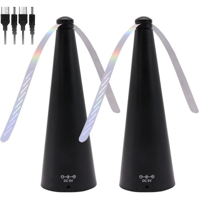 Ventilateur Anti-mouches 360° Rotatif USB - Silencieux De Table
