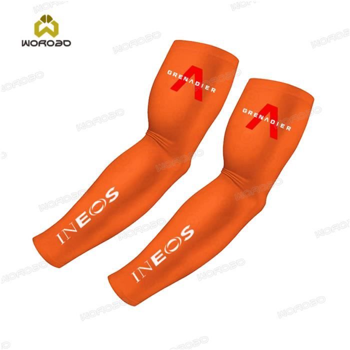 Bras-orange - 4XL - INEOS-Mancommuniste de cyclisme unisexes, Manches chauffantes, Jambe