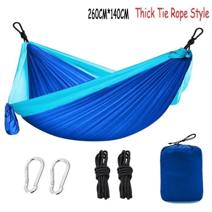 Hamac Double Camping OuterEQ 19 Oz – Bleu, Neuf Avec étiquette