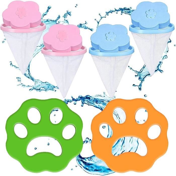 Gants épilateurs Pour Chien Et Chat - Double Face, Picots Silicone, Réutilisables, 2 Pièces - 8