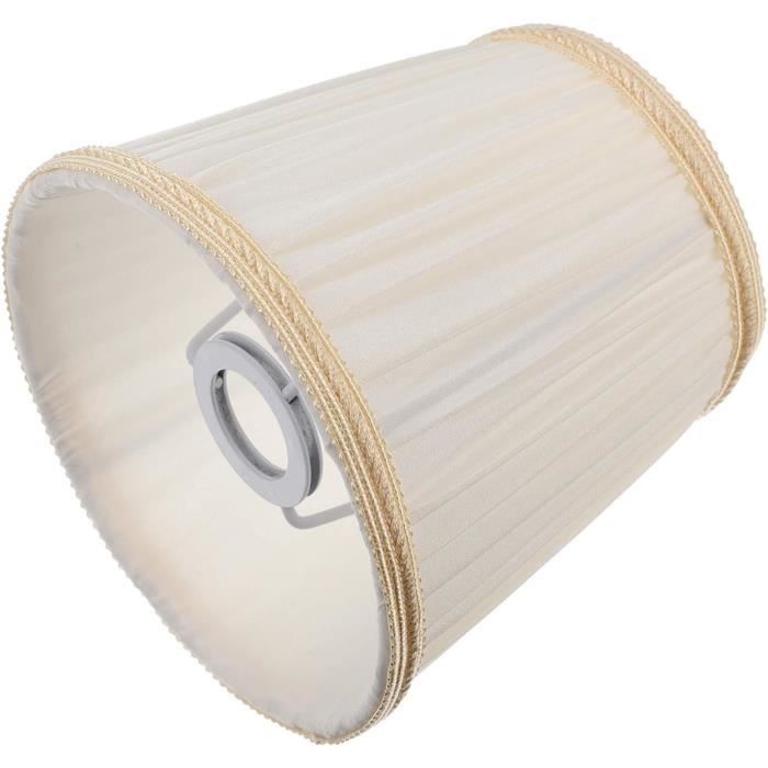 OSALADI Abat-jour Blanc En Lin Pour Sol, Lampe De Chevet, Lampe