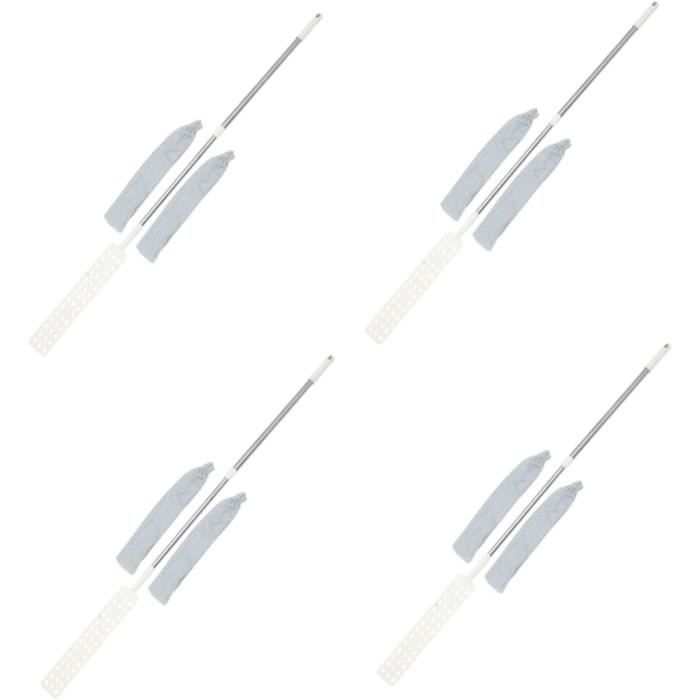 Outil De Nettoyage Sous Réfrigérateur Et Meubles - Manche Télescopique Avec Lingettes Microfibres