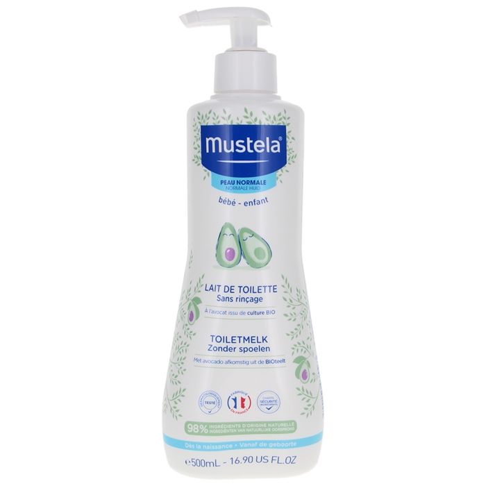 Mustela Lait De Toilette Sans Rincage 500ml Cdiscount Puericulture Eveil Bebe