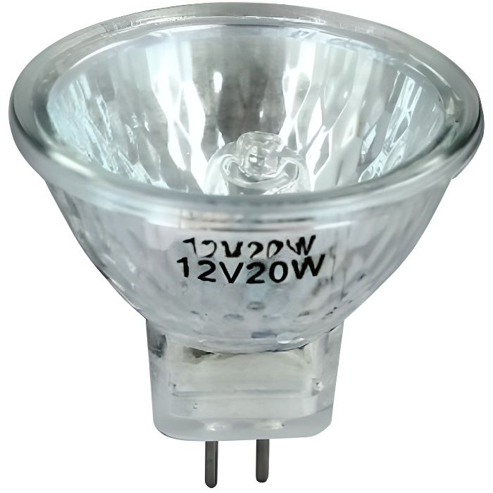 Ampoule lampe halogène 12V 20W diamètre 34mm One moto optique Manga
