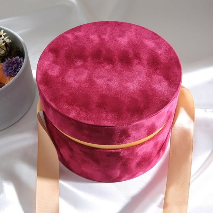 Boîte À Chapeau Ronde, Boîte De Rangement Pliable En Feutre Avec Boîte À Chapeau Ronde, Boîte De Rangement Pliable En Feutre Avec