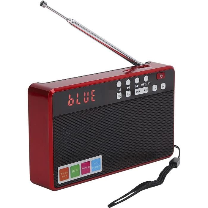 Haut-Parleur Radio Portable, Lecteur Radio Fm Bluetooth, Radio Vhf ...