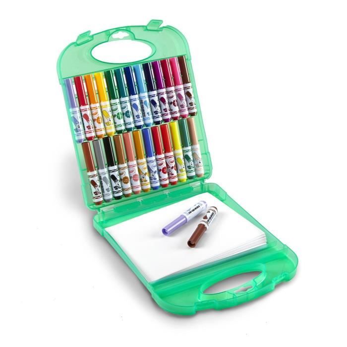 Crayola - 04-5227-E-000 - Mallette De Mini Feutres À Colorier