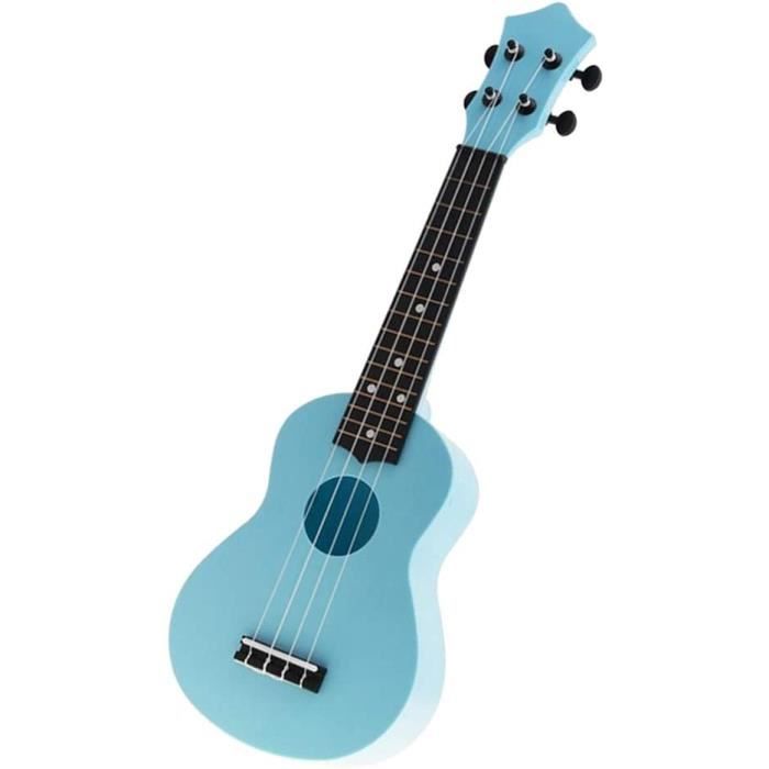 Guitare enfant ukulélé débutant 21 pouces 4 cordes réglable classique  guitare ukulele pour débutant garçon et fille, 3+ ans - bleu - Cdiscount  Instruments de musique
