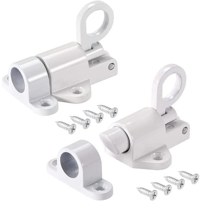 Verrou De Porte Automatique 50 Mm Verni - Neuf, Bouton Tournant, Sans Marque