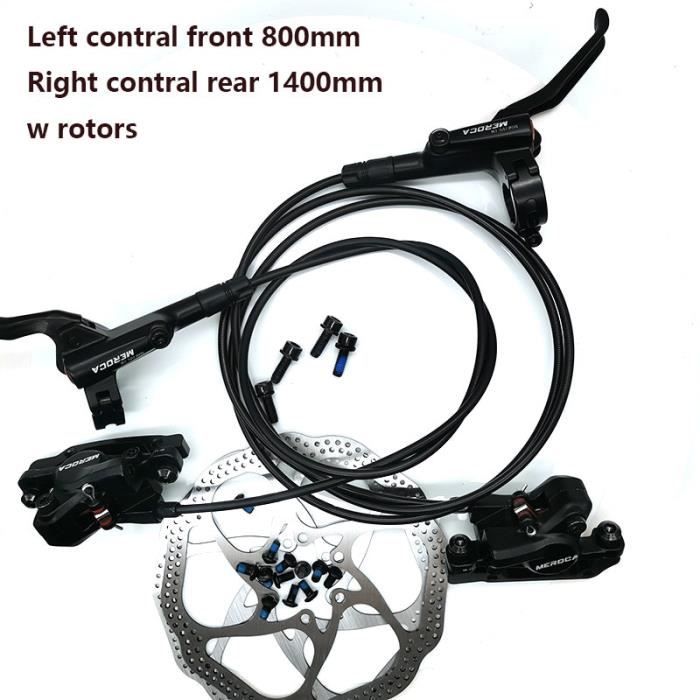 Kit Freins à Disque Hydrauliques MT200 Pour VTT Et VAE - Étriers Avant Gauche Et Arrière Droit