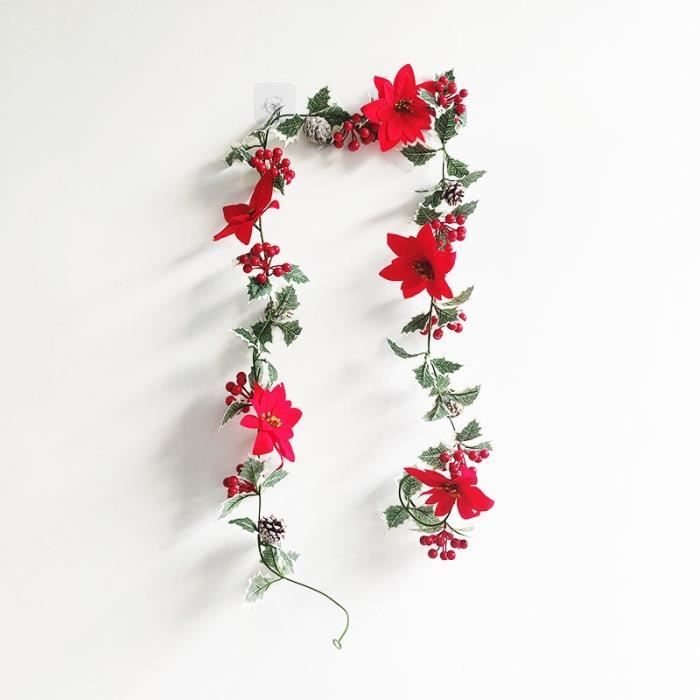 Guirlande Sapin De Noel Guirlande Sapin Noël DERAYEE 15,5m - Décoration Intérieur Extérieur PVC Décoration Noël 15m