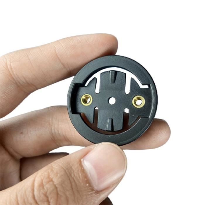 Adaptateur Pour Support Garmin/Bryton - Permet De Fixer Un Accessoire Sur Support De Vélo Ou Casque - Nylon Noir, Léger