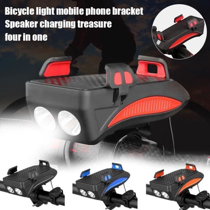 Lampe Vélo 2-en-1 – 3 Modes D'éclairage, Pour Conduite De Nuit (neuve)