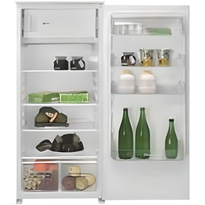 Réfrigérateur 1 porte CANDY CFBO3550EN - Blanc - Intégrable - Dégivrage automatique - Portes réversibles