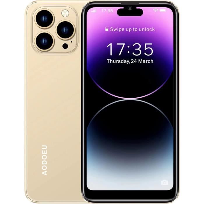 Smartphone Android 12 Débloqué 4G – 4Go RAM, 64Go Stockage, Double SIM, écran 6.56 Pouces, Appareil Photo 8+16MP, Charge Rapide – Noir