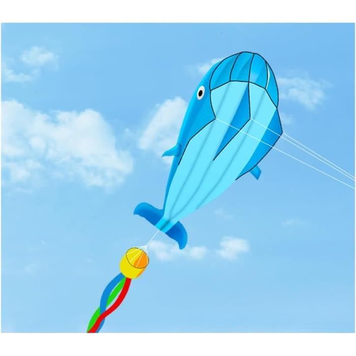 Hymaz Cerf-Volant Enfant Et Adulte - Grand Cerf-Volant Requin Facile à Voler Pour Plage Et Parc