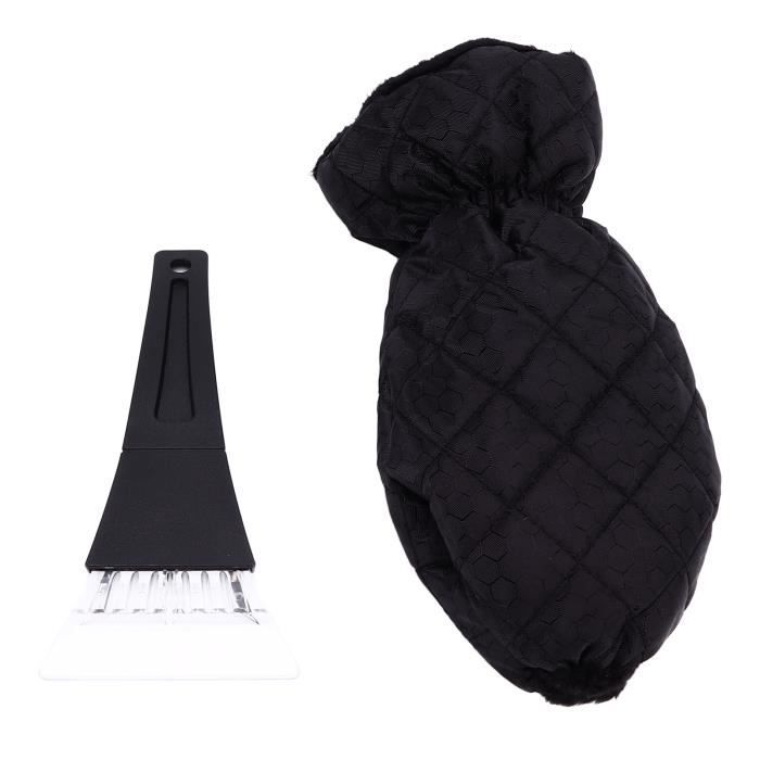 Gant Grattoir à Glace Pour Voiture - Imperméable Avec Doublure Chaude - Dégivre Pare-brise Sans Avoir Froid Aux Mains