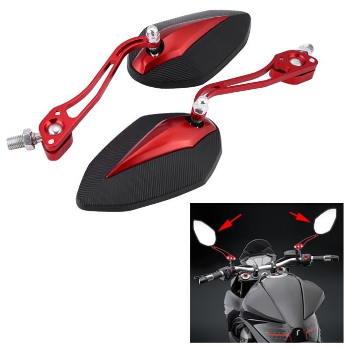 Paire Rond Chroe Scooter Cyclooteur Rétroviseur - Universel - 8