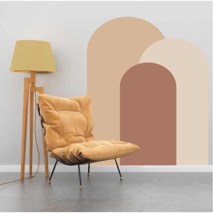 Sticker Mural Arche Forme Géométrique Moderne Peler Et Papier Peint