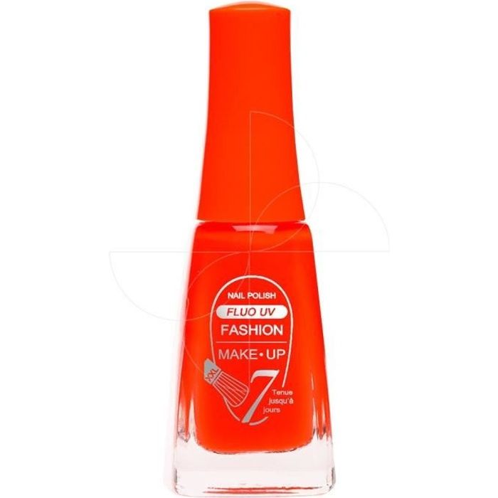 Vernis à Ongles Fashion Make Up Bloom N°1502 Corail Pailleté - 11 Ml, Neuf Made In France