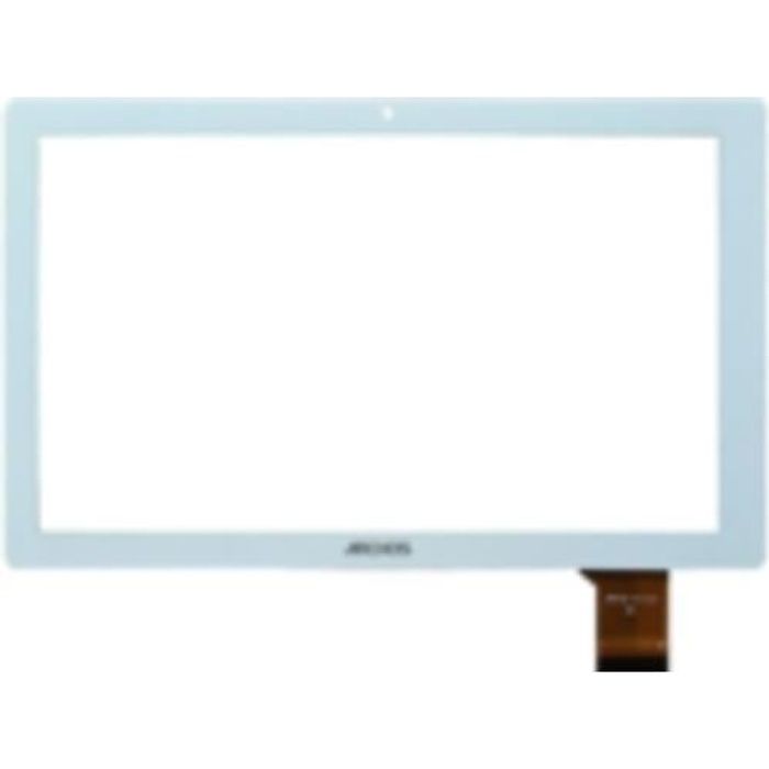 Ecran tactile blanc de remplacement pour tablette Archos 101d Neon