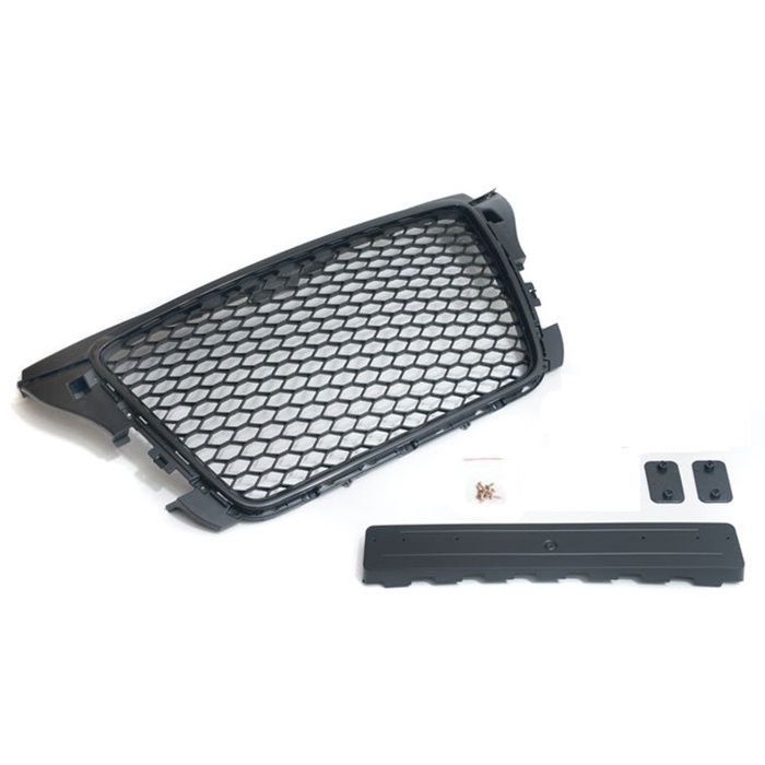 Calandre Noire Nid D'Abeille Pour Seat Leon 2, Altea, Toledo 3 - Sans Sigle, Compatible 2004-2009 - 7
