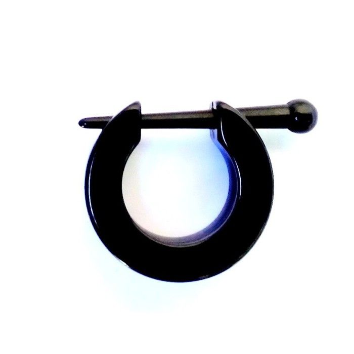 Paire Boucles Oreilles Noires