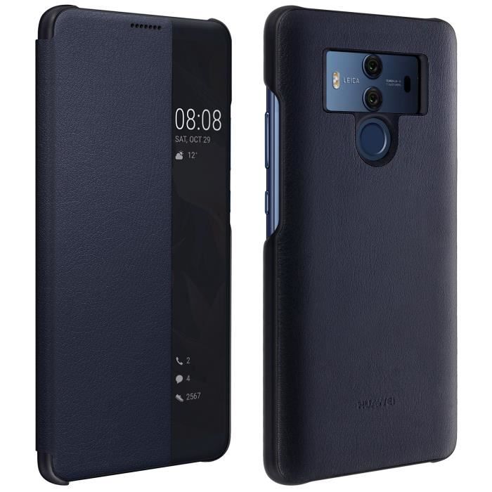 Housse Huawei 10 Pro Etui Folio Clapet Translucide Original Huawei